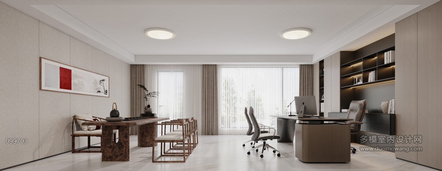 现代副院长办公室特写