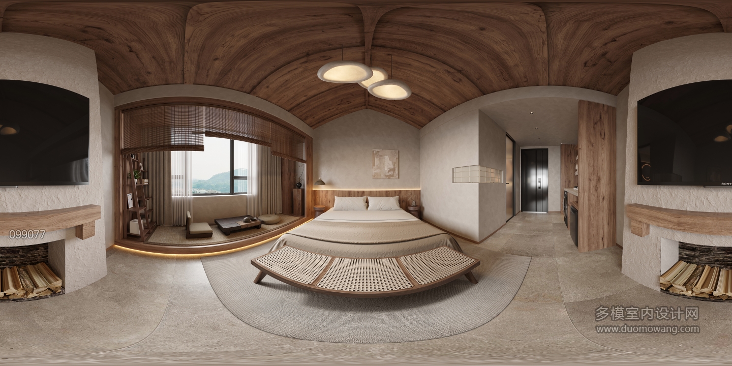 民宿_002大床全景_0000