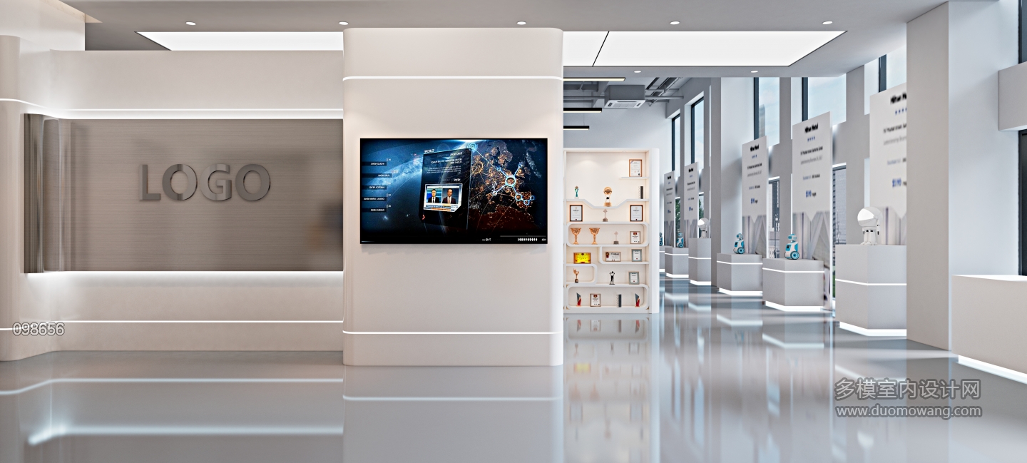 现代 管宏 展厅大图 视角01