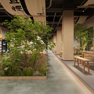 侘寂巴蜀串店全景2静态