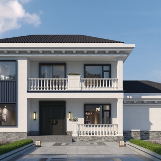 新中式别墅外观