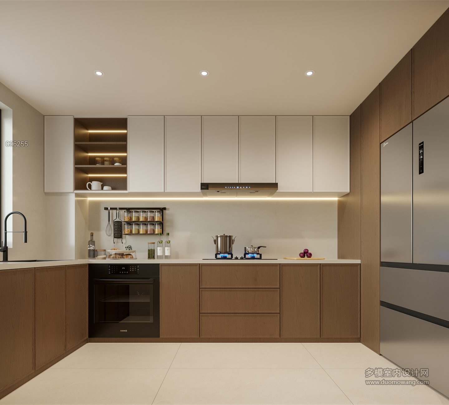 现代中古厨房静态