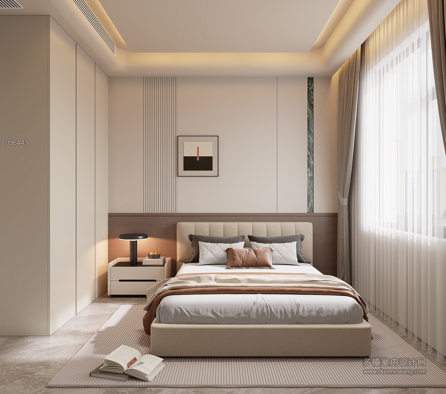 意式二楼次卧三