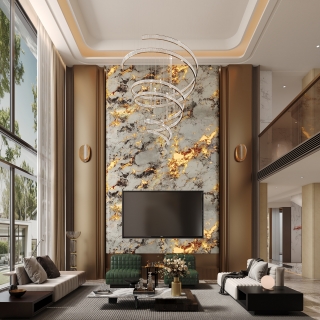 意式轻奢 电视静态