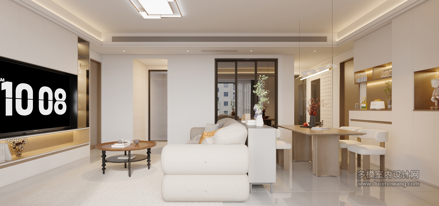 现代客餐厅特写