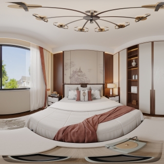 新中式北卧室2-360_2f