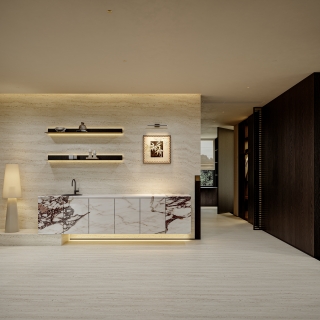 中古风别墅五层前厅