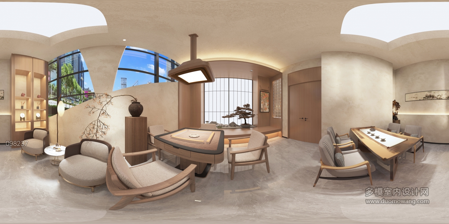 新中式_大茶室全景_0100