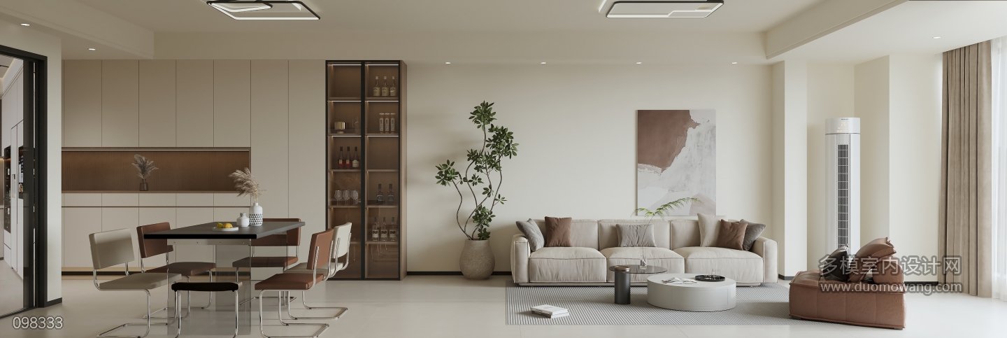 现代 客餐厅 单张1