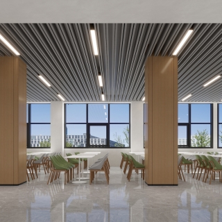 现代1号楼2楼食堂