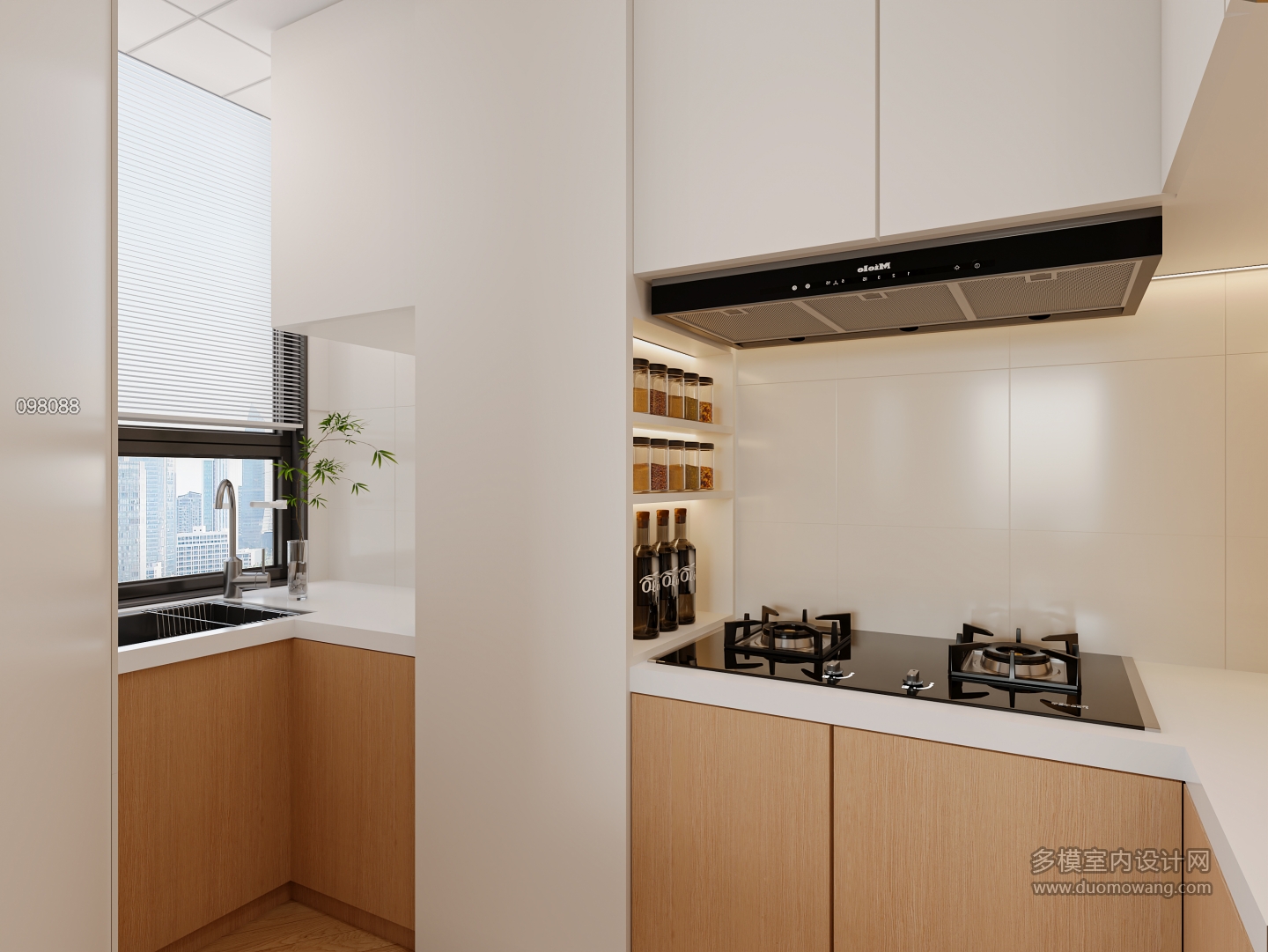 奶油风 厨房静态