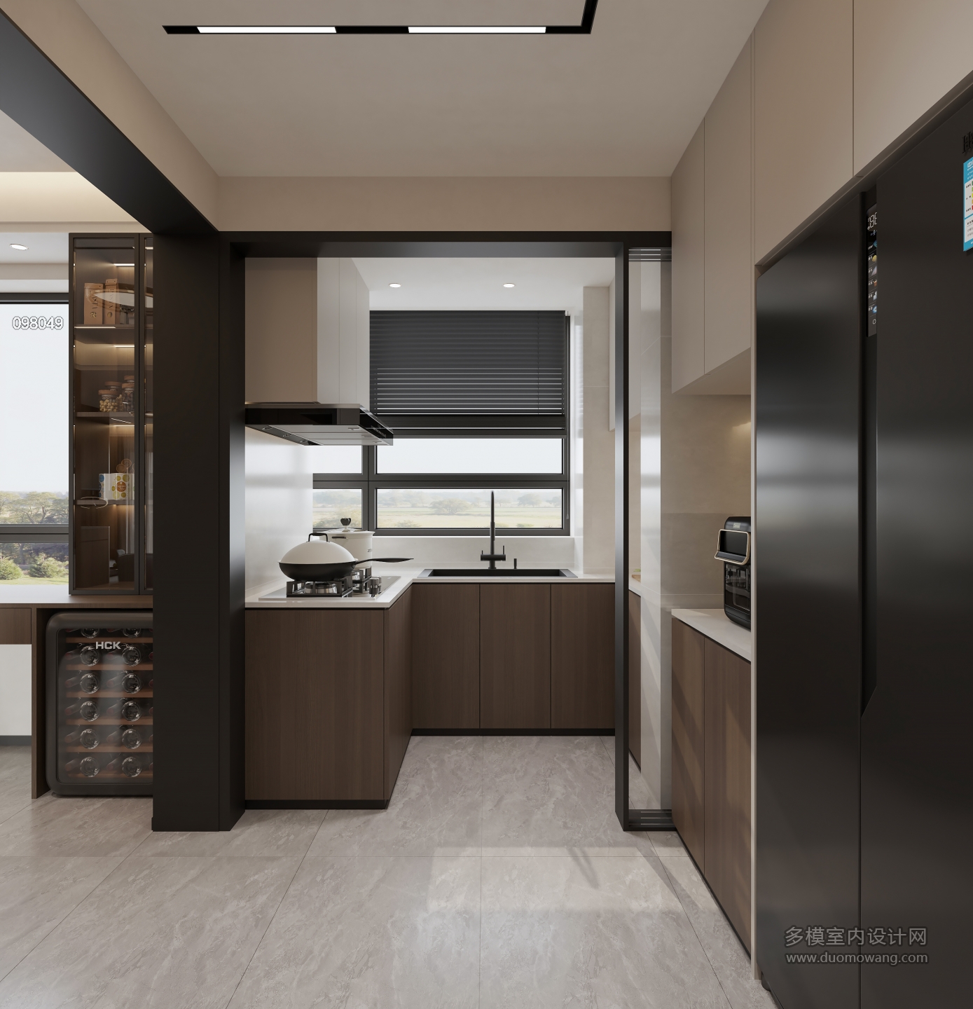 现代意式 厨房 单张