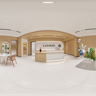 现代培训班前台全景