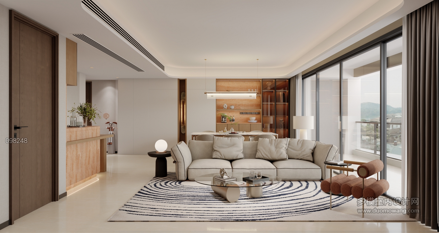 现代 沙发背景静态