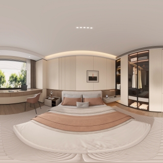 现代360二层卧室