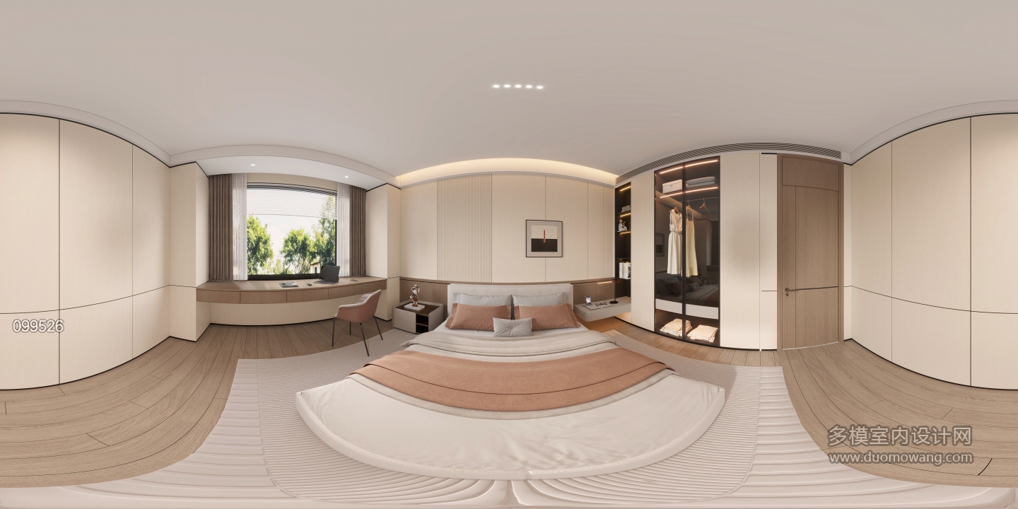 现代360二层卧室