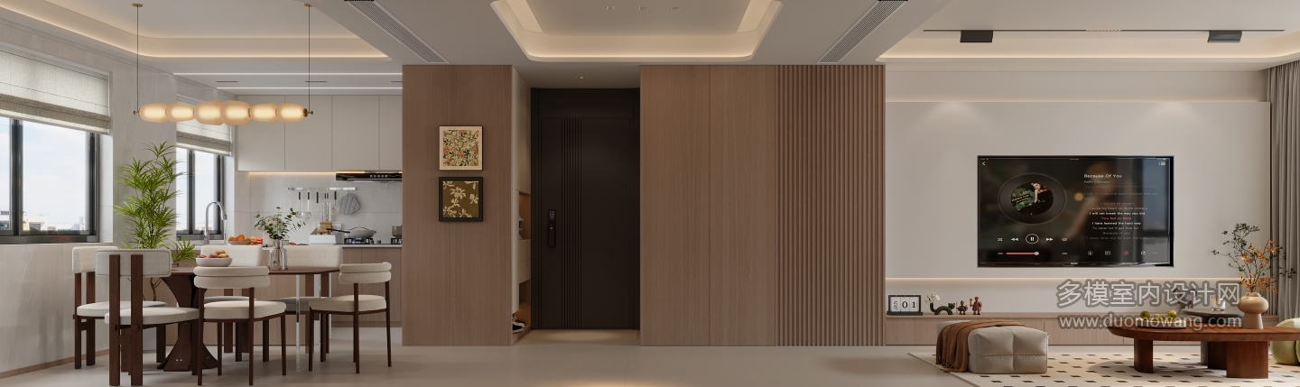 中古风客厅电视墙