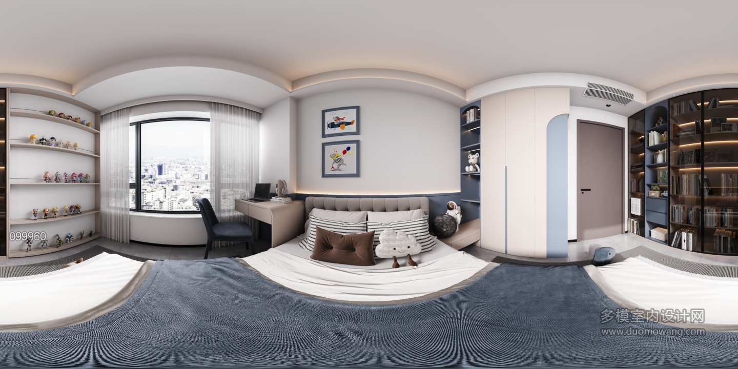 意式儿童房全景