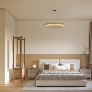 奶油风卧室单张