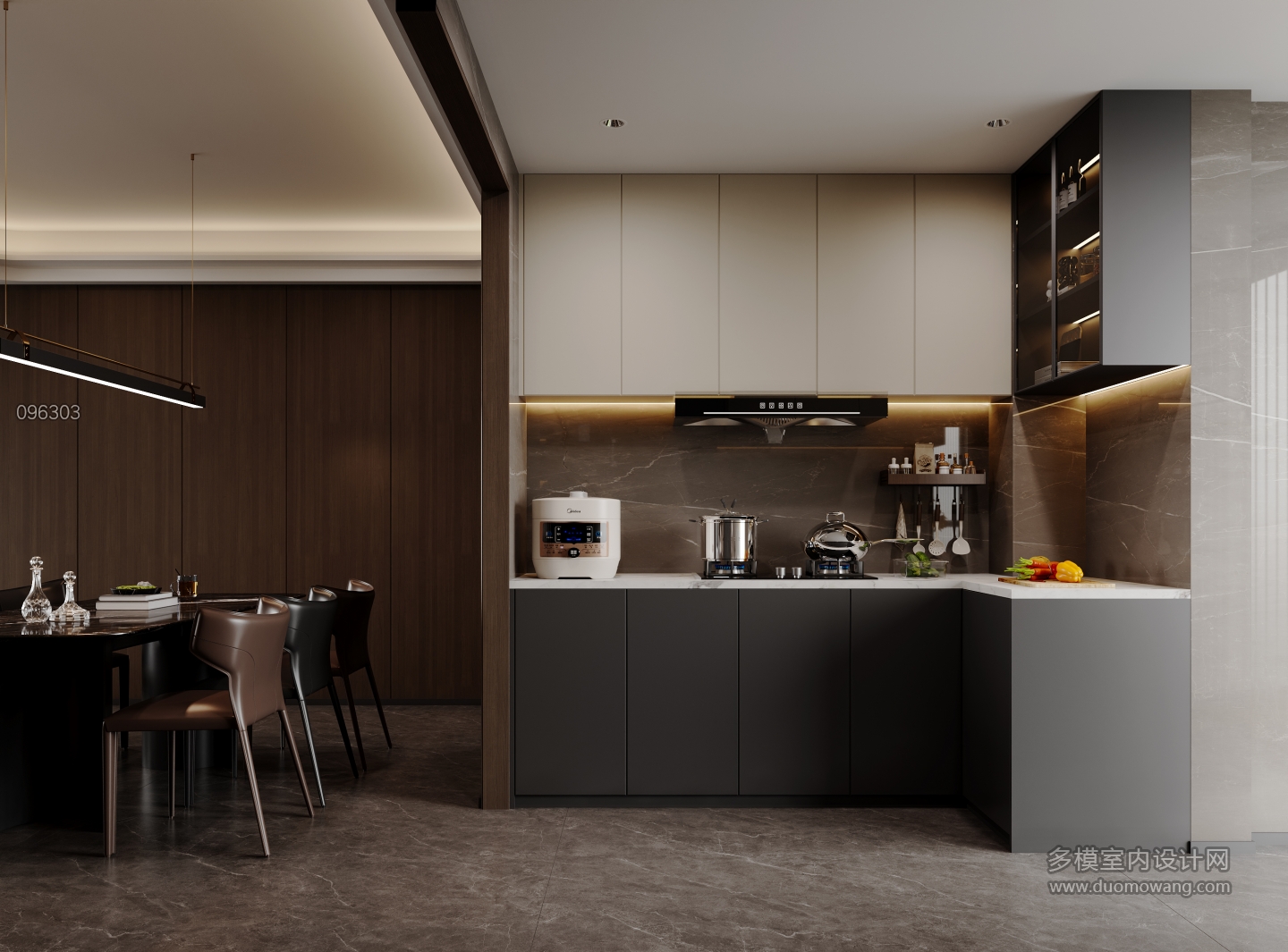 意式客餐厅_单张玄关001