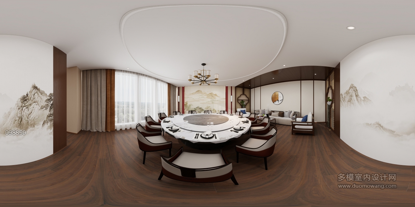 新中式餐厅包间