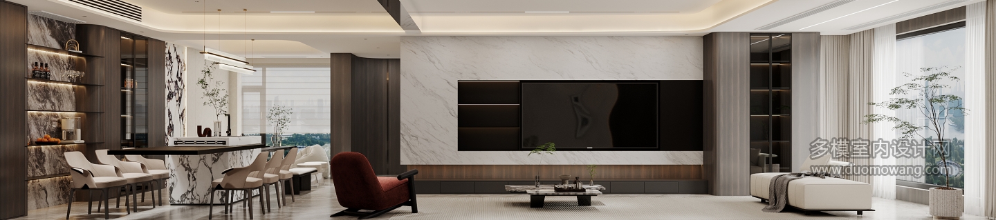 现代-客厅特写2