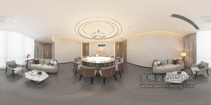 现代工装娱乐 餐饮 包房 健身 (7)