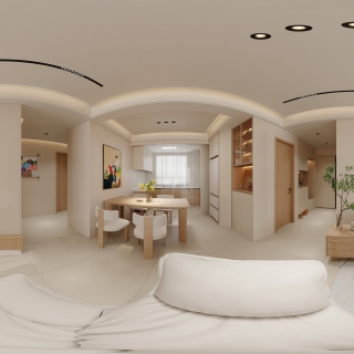 现代奶油客餐厅