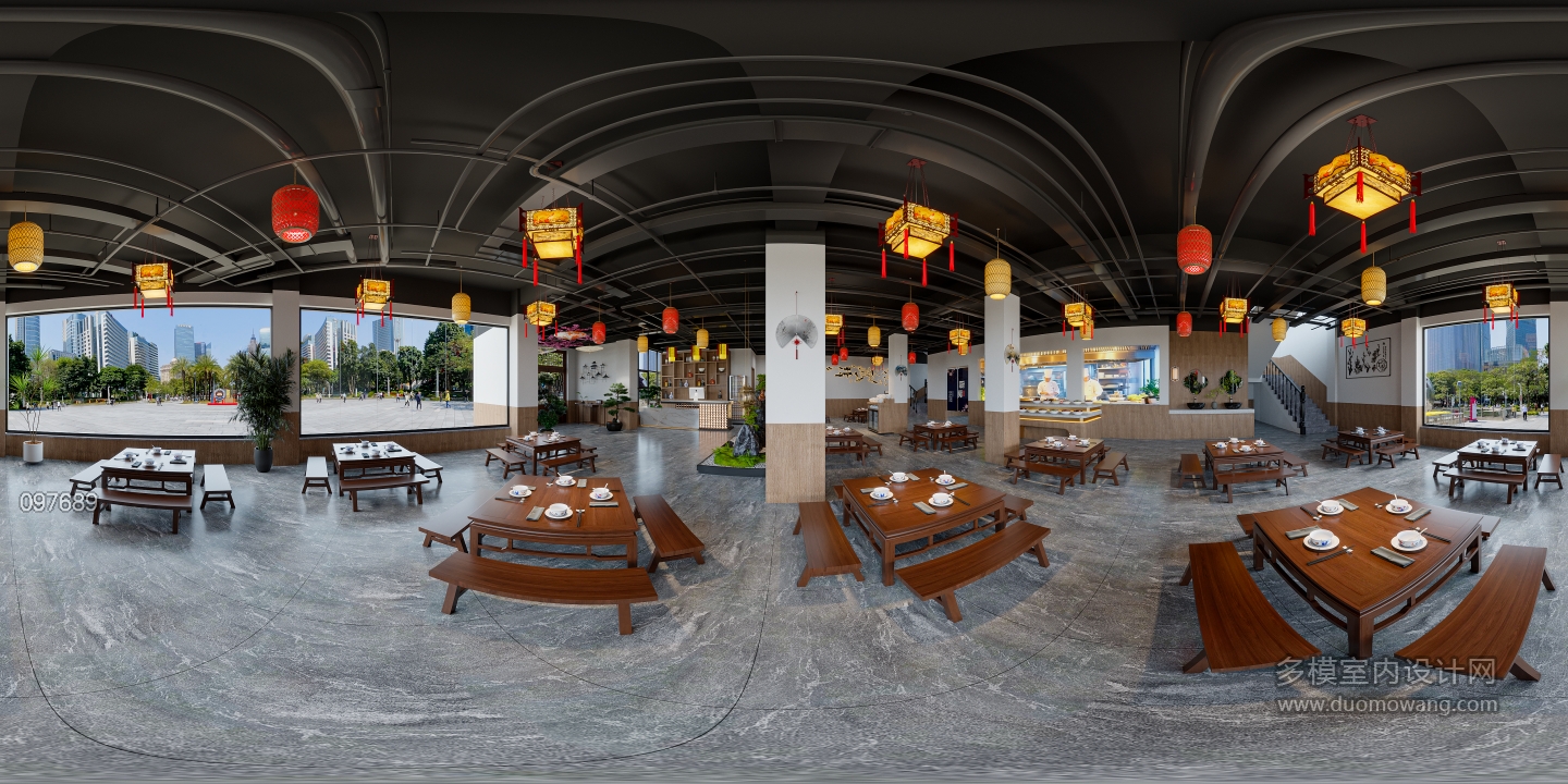 新中式餐厅1F360