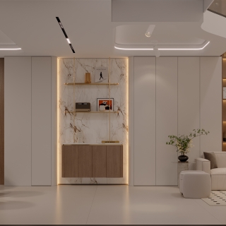 现代负二沙发背景