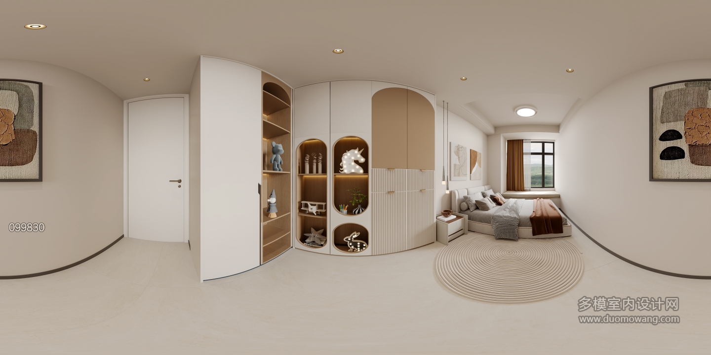 意式儿童房全景