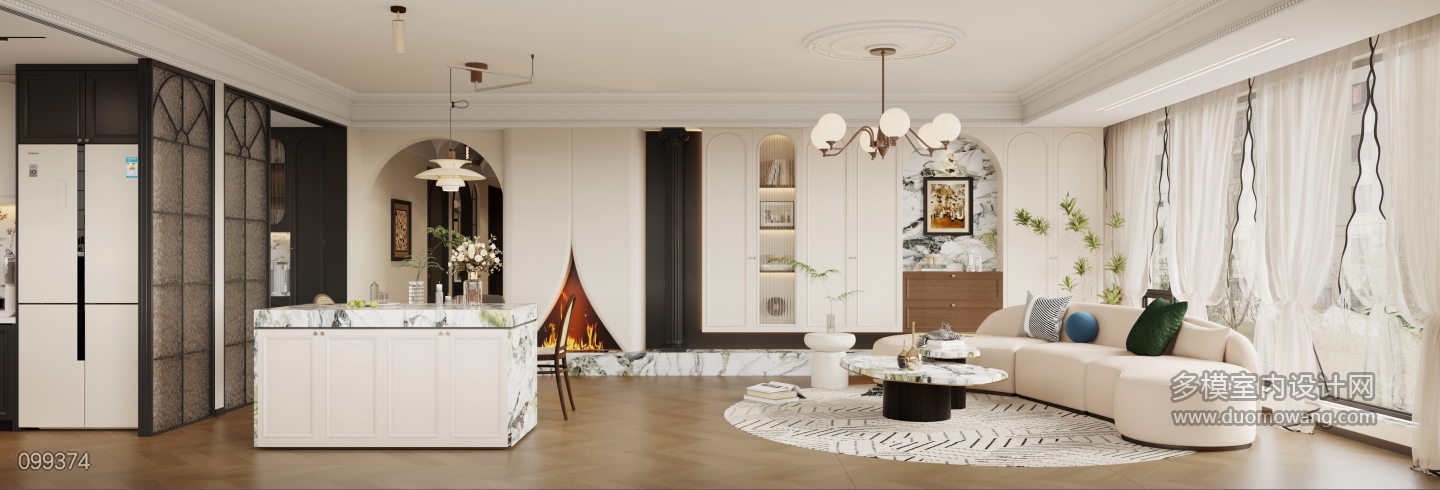 3法式中古风电视面