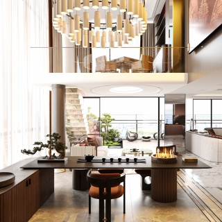 现代茶室特写 (2)