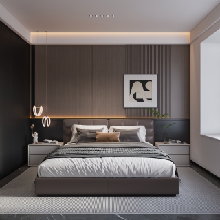 现代主卧室单张