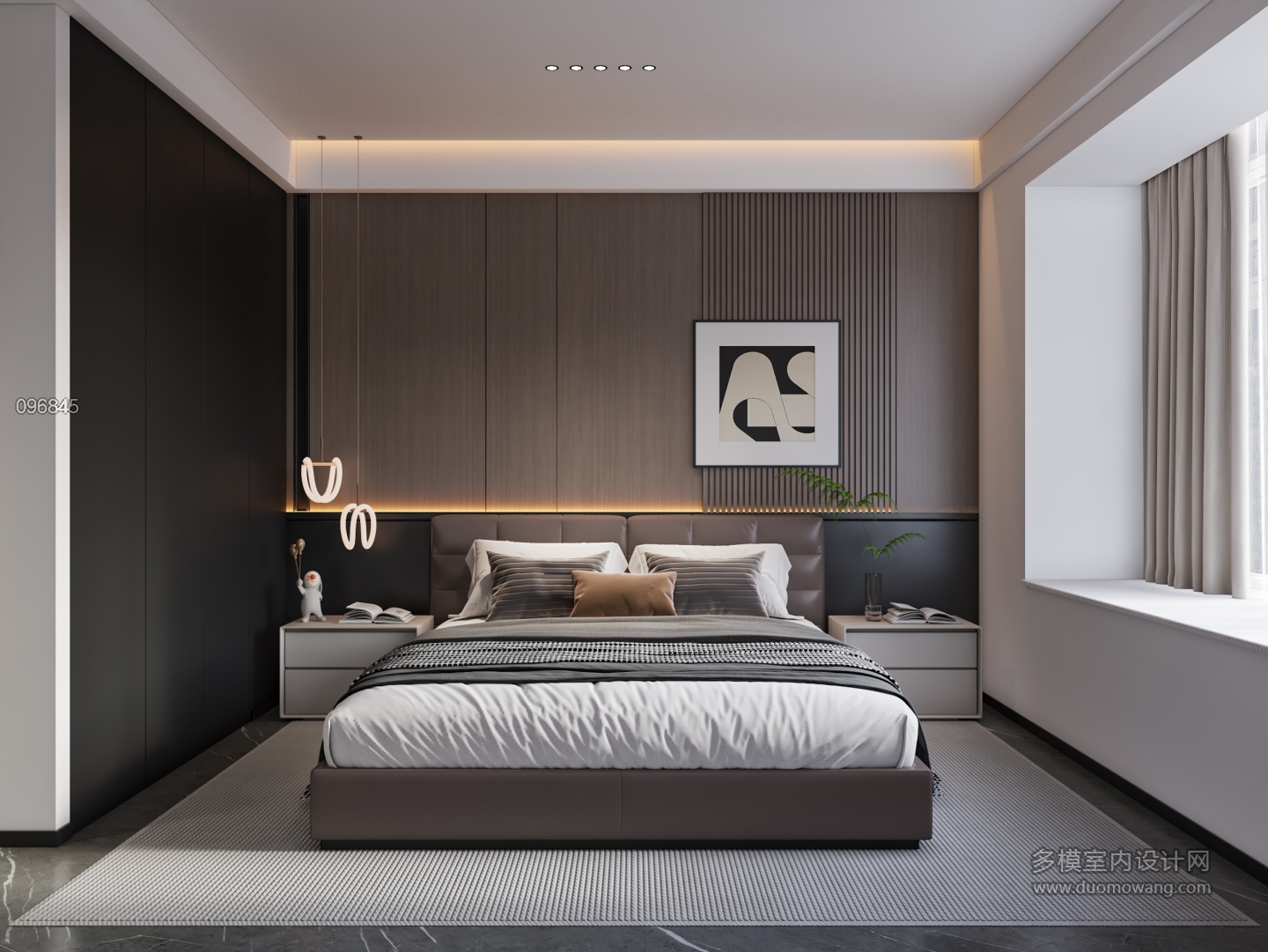 现代主卧室单张