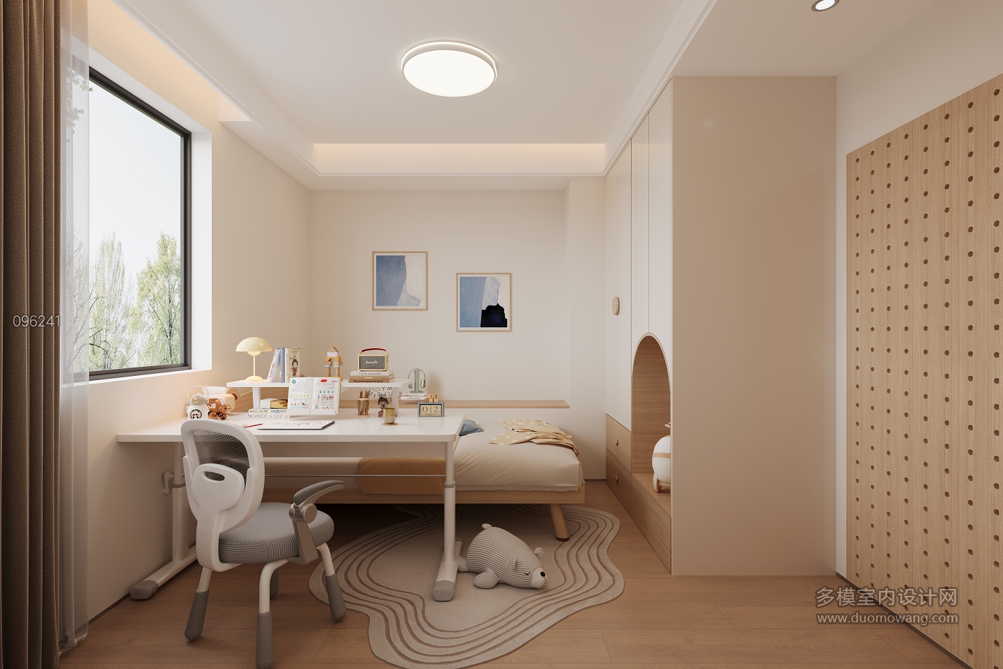 法式男孩房单张一