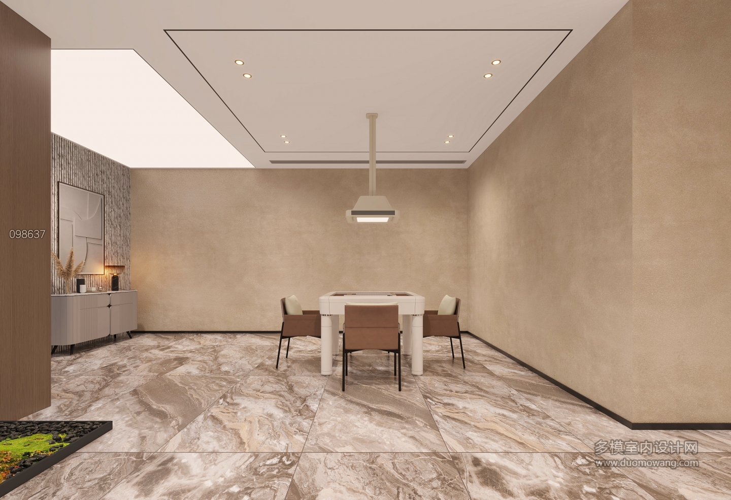 现代负一麻将房