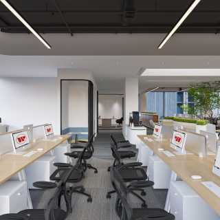 现代办公区三楼单张2