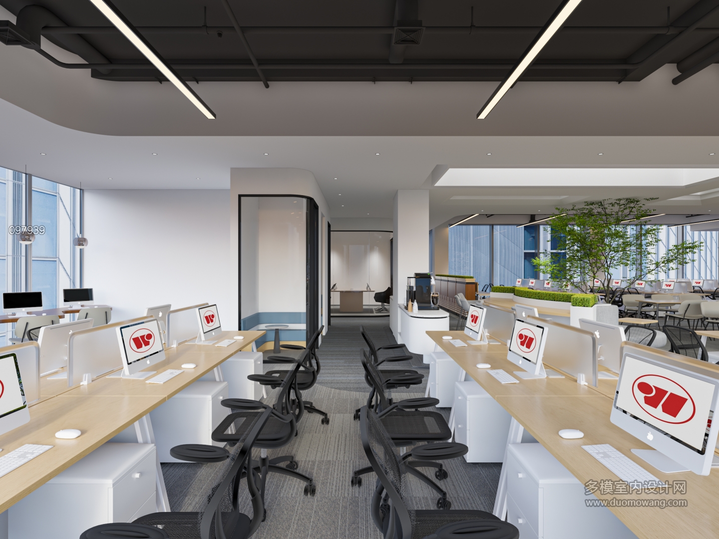 现代办公区三楼单张2