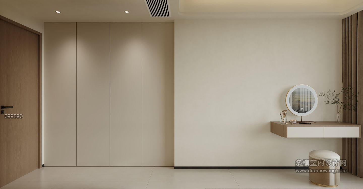 现代 主卧 单张2