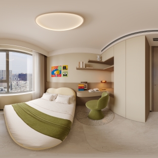 现代小孩房全景