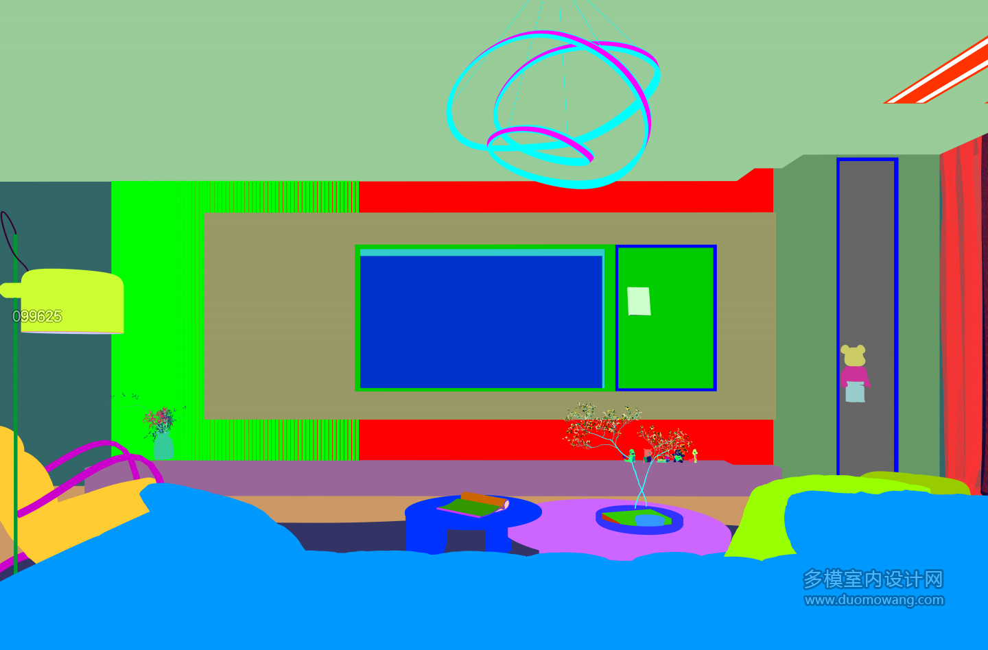 电视墙材质通道