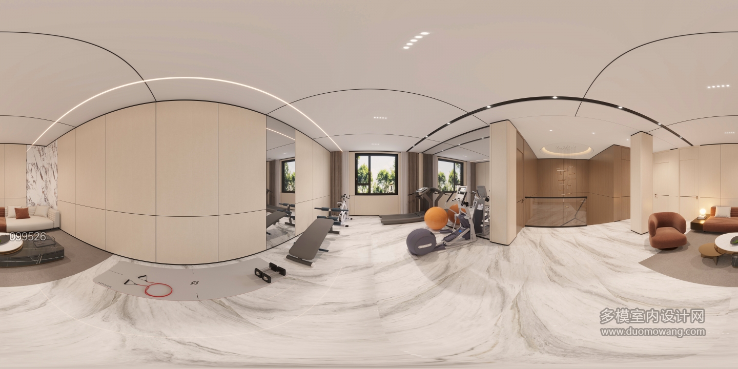 现代360四层多功能健身区