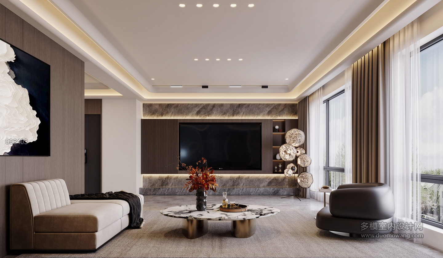 现代意式电视背景特写