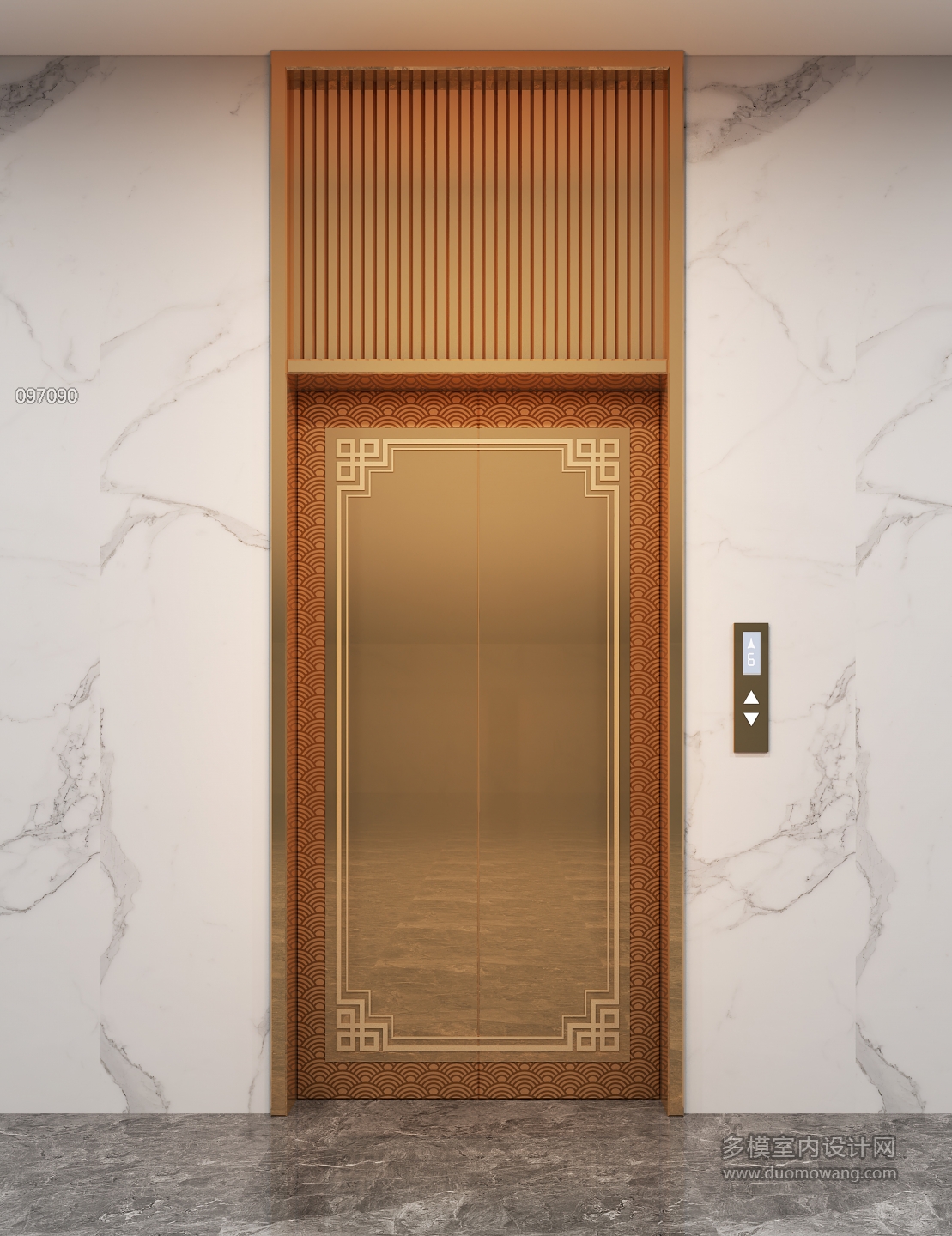 现代电梯门