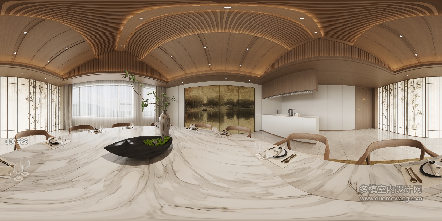 新中式8人间全景