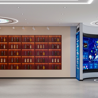 张总药店展厅_1d_互动式灯光混合