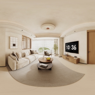 1现代客餐厅全景