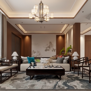 新中式客厅