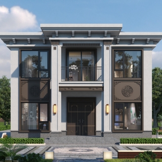 新中式别墅外观